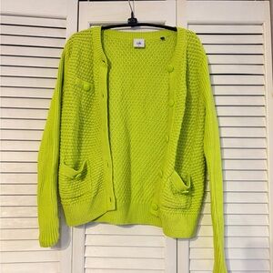 CAbi Lime Green Women's Cardigan